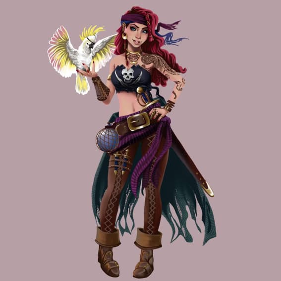 Charakterdesign Piratin