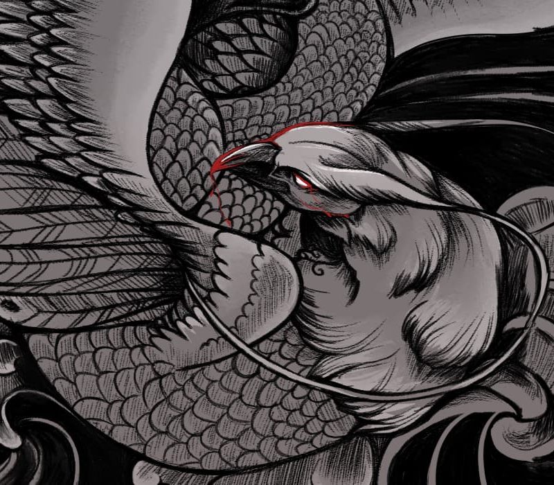 tattoo entwurf illustration phoenix